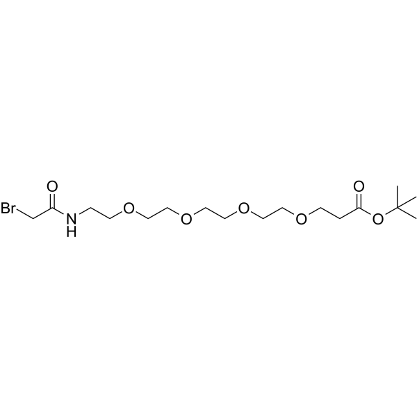 Bromoacetamido-PEG4-C2-Boc 1807521-00-1